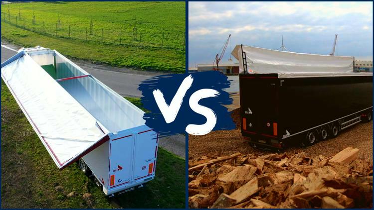 Einteiliges oder zweiteiliges hydraulisches Dachnetz: Was ist die richtige Wahl für Ihren Auflieger beim Abfalltransport?