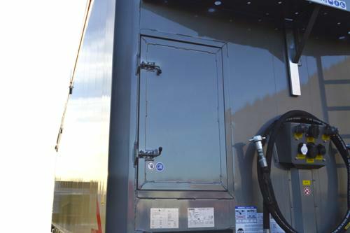 service door in the front bulkhead