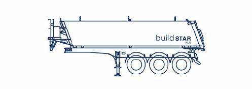 sloping front bulkhead, sloping rear door, 8-metres long