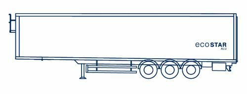 Straight front bulkhead, straight rear door