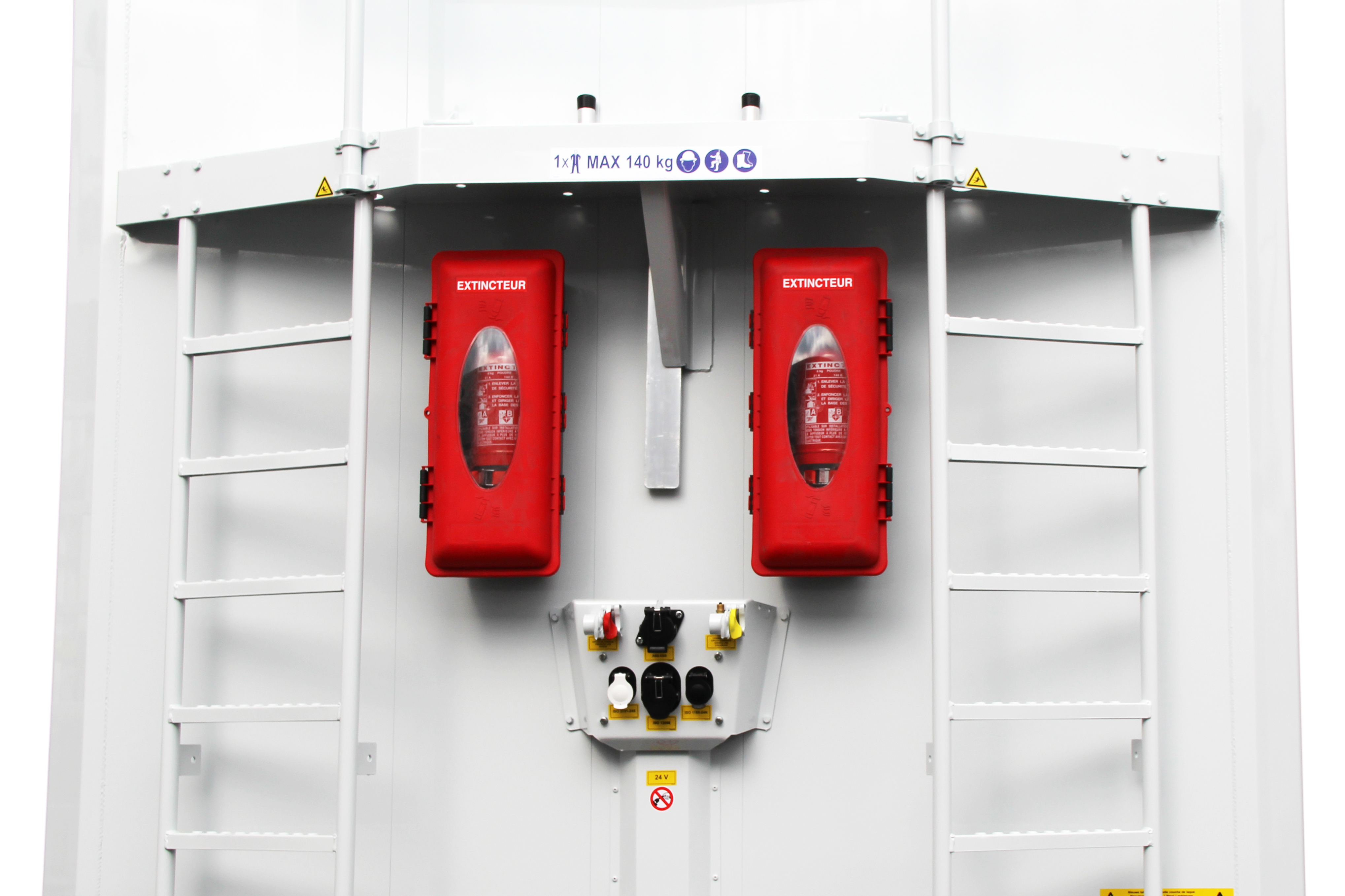 Fire extinguishers for flammable loads