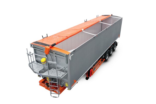 Cramaro Overquick automatic sheeting system for tippers