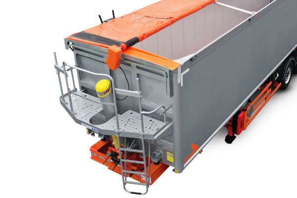 Cramaro Overquick automatic sheeting system for tippers